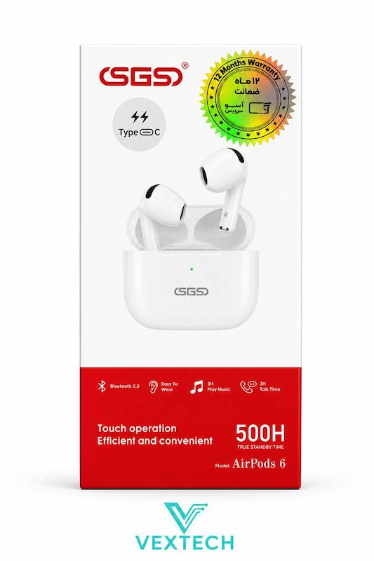 ایرپاد SGS AirPods 6 