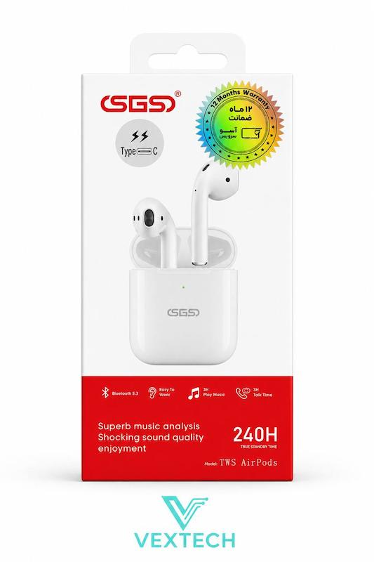 ایرپاد SGS مدل TWS AirPods
