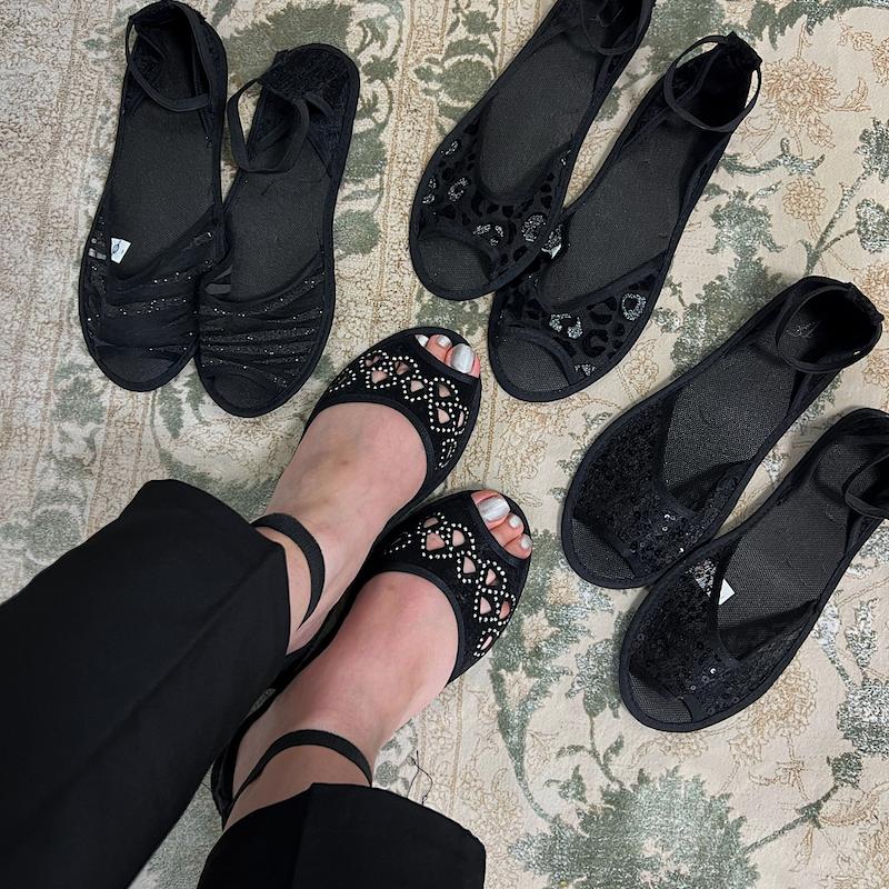 پاپوش روفرشی عیدانه طرح نگین کد1280