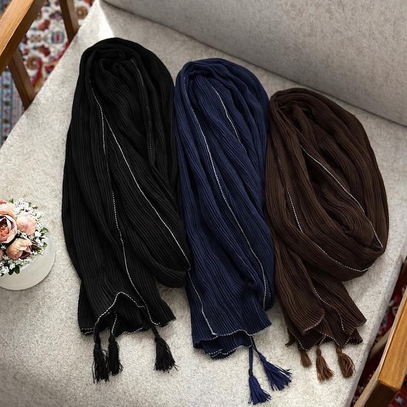 شال پلیسه برشکا دورلمه کد1027