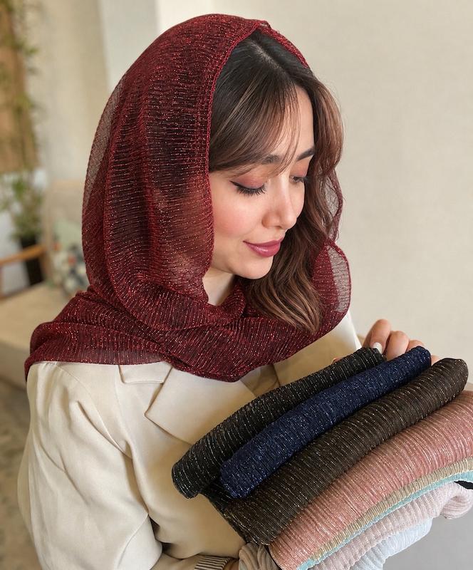 شال پلیسه لیزری کد1450