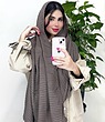 شال پلیسه پوست ماری کد۵۵۸ 
