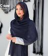 شال نخی پارچه مربعی کد۷۷۹