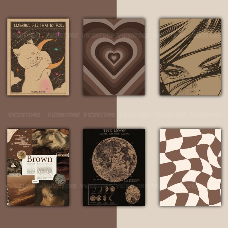 پک پوستر Brown Vibe | کد G02