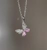 گردنبند پروانه جواهری | V24