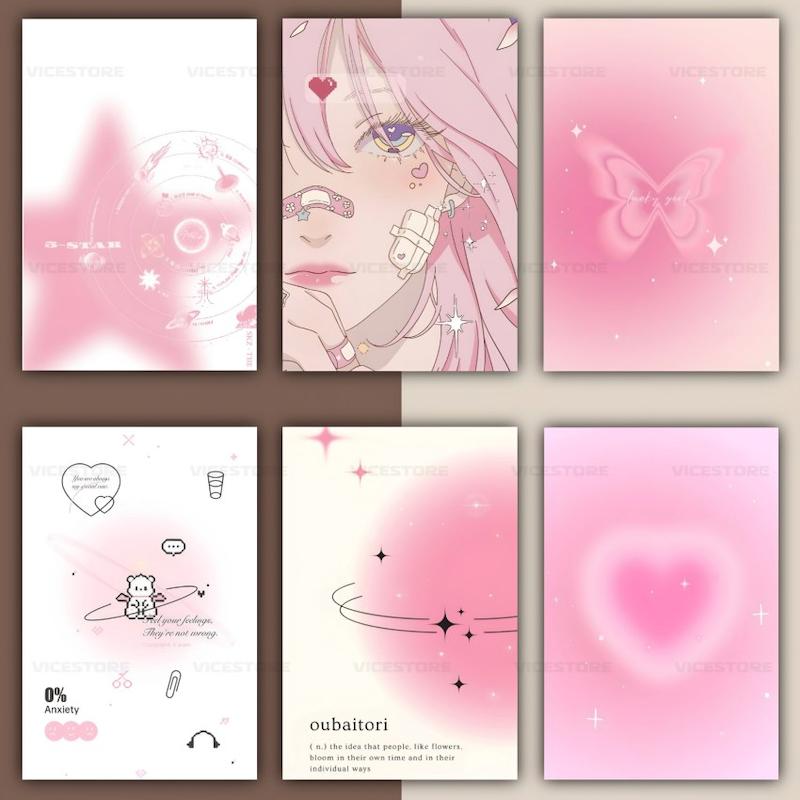 پک پوستر Pink Minimal | کد G147