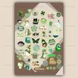 پک استیکر Green Cute | کد S19