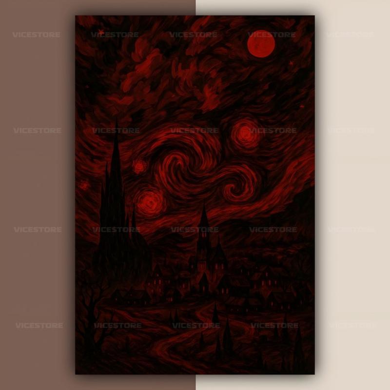 پک پوستر Red Calm | کد G190