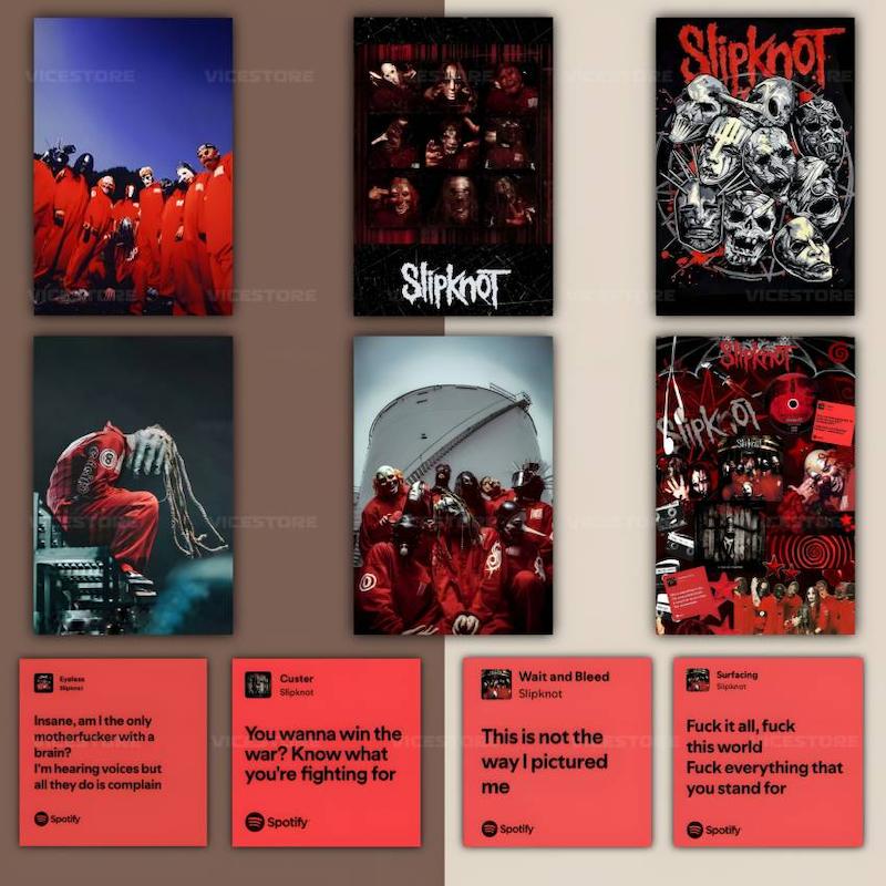 پک پوستر اسپاتیفای SlipknoT | کد G193