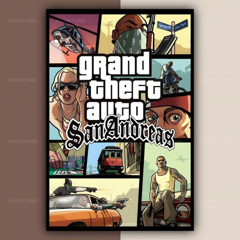 پک پوستر GTA San Andreas | کد G221