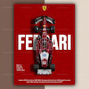 پک پوستر Formula1 Ferrari | کد G228