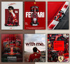 پک پوستر Formula1 Ferrari | کد G228