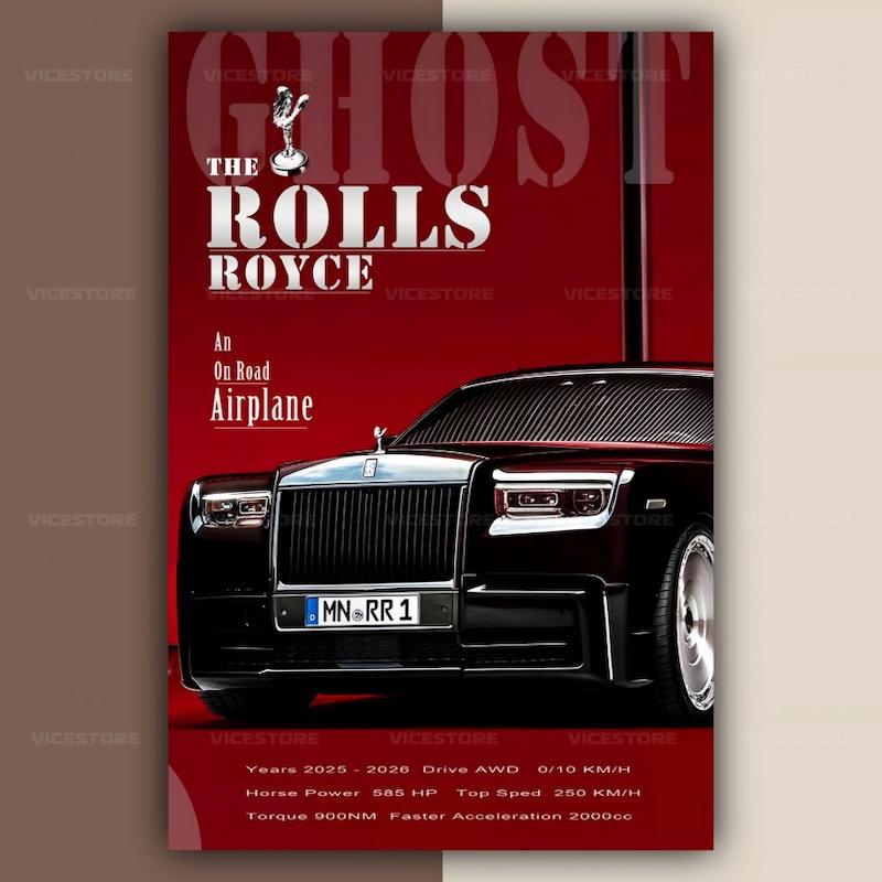 پک پوستر Rolls Royce | کد G230