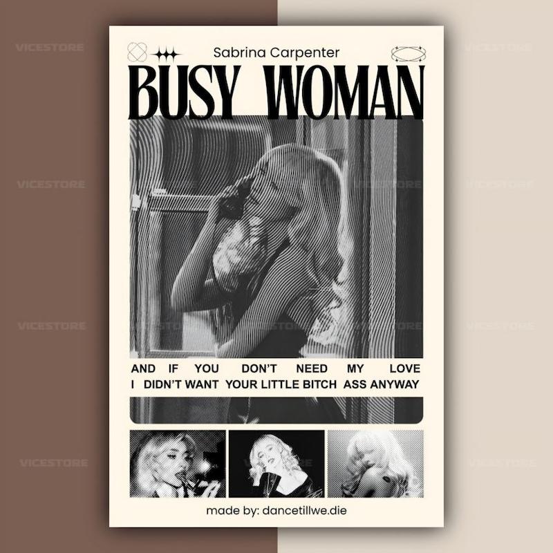 پک پوستر Sabrina carpenter | کد G233