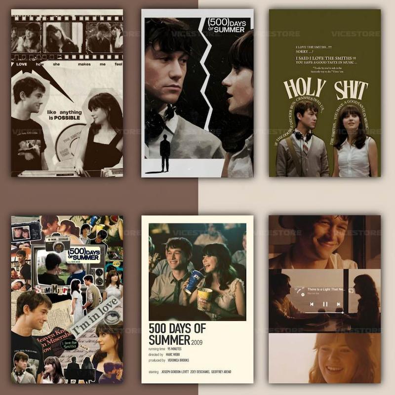 پک پوستر 500 Days of Summer | کد G234