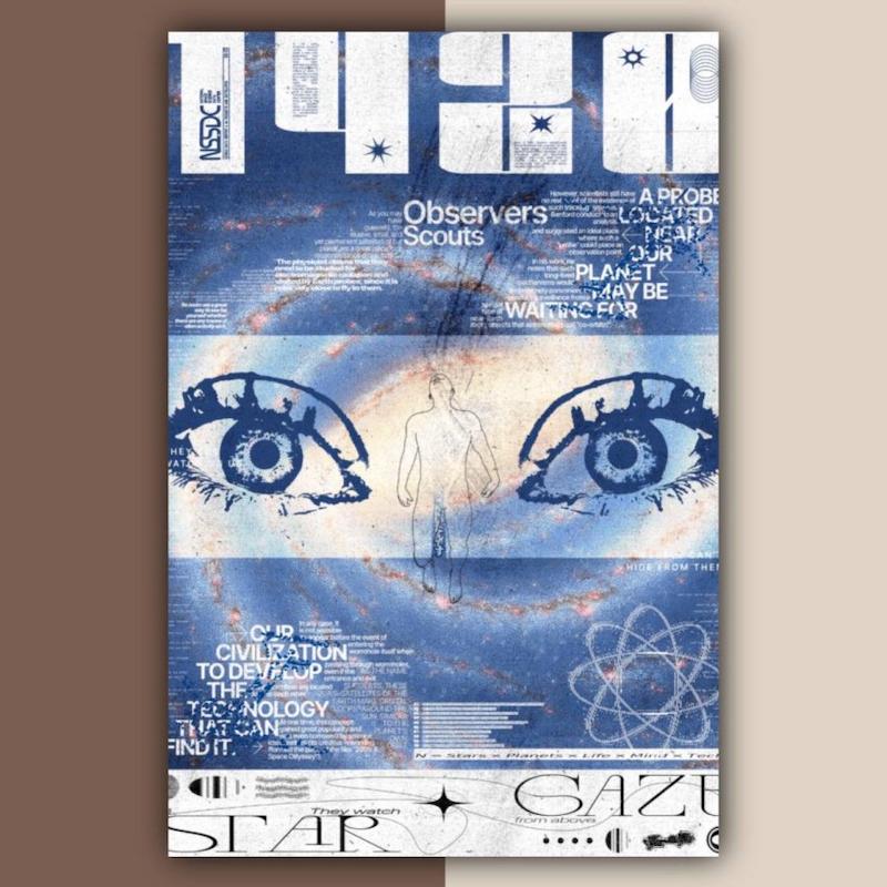 پک پوستر Violet | کد G238