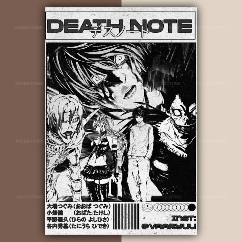 پک پوستر Death Note | کد G249