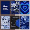 پک پوستر Blue Vibe | کد G254