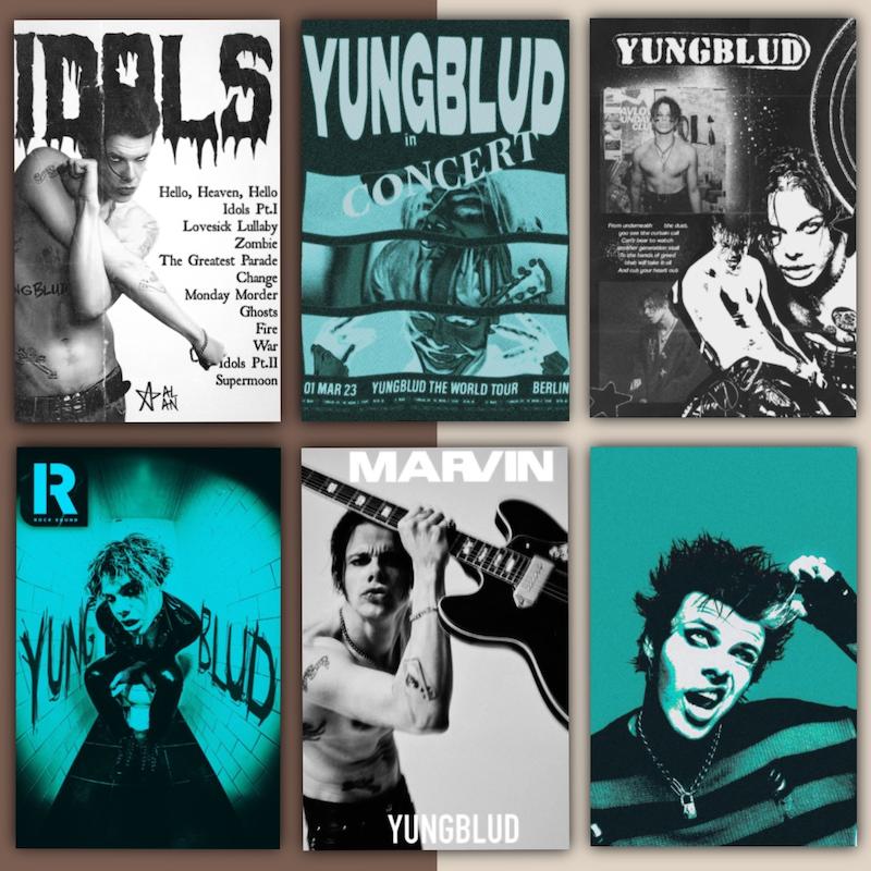 پک پوستر Young Blud | کد G289