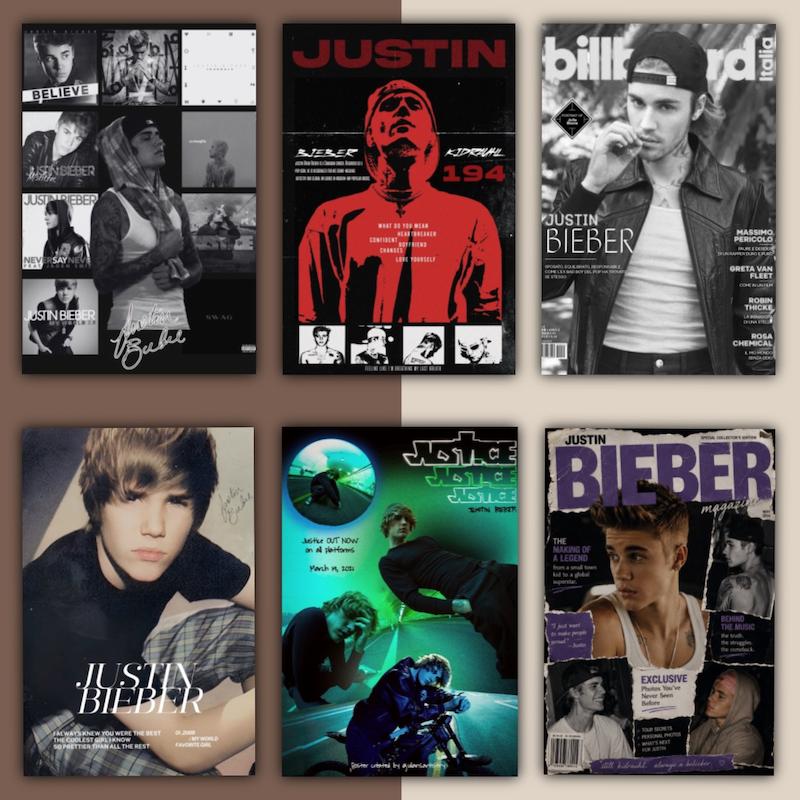 پک پوستر Justin Bieber | کد G290