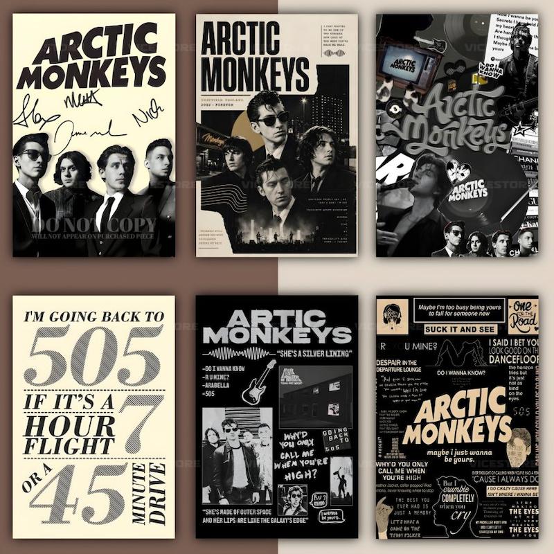پک پوستر Arctic Monkeys | کد G292