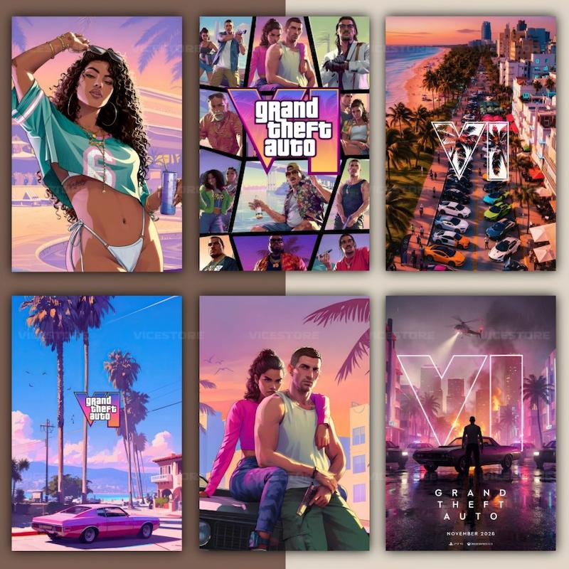 پک پوستر GTA VI | کد G297