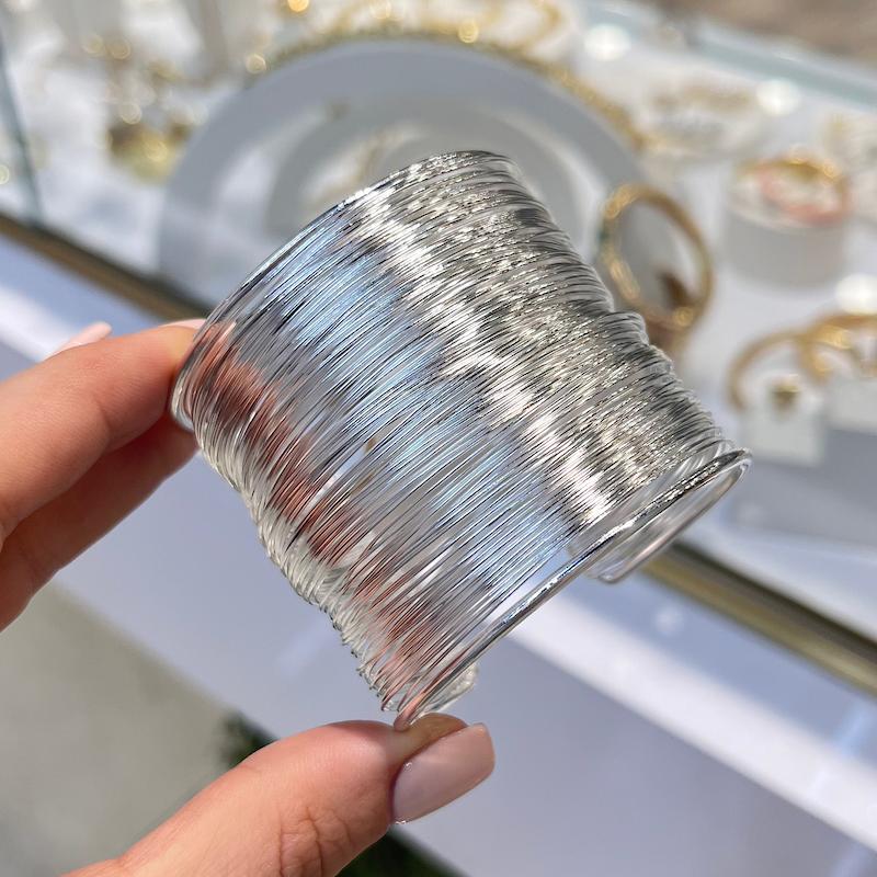 دستبند پهن مفتولی