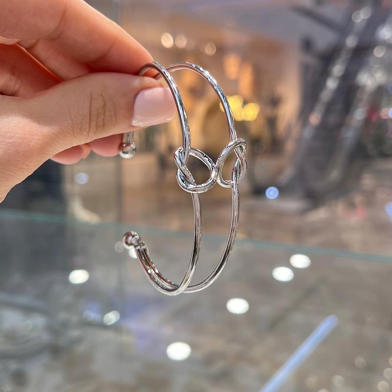 دستبند دو گره سیلور 