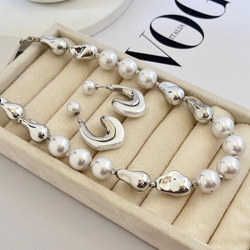 گردنبند گوشواره سیلور 