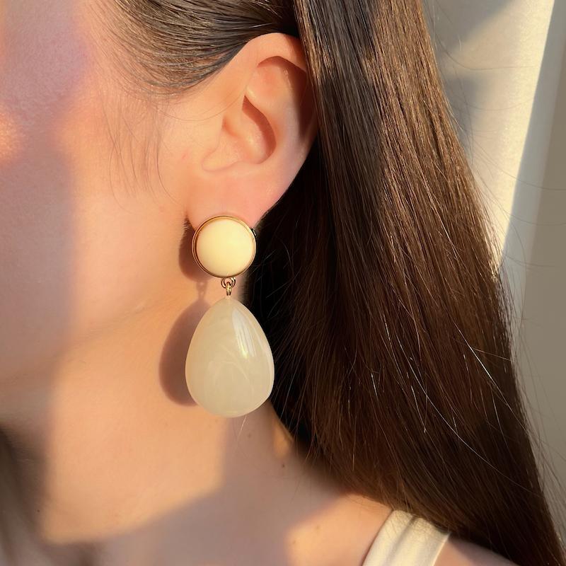 گوشواره سنگی کرم اشک