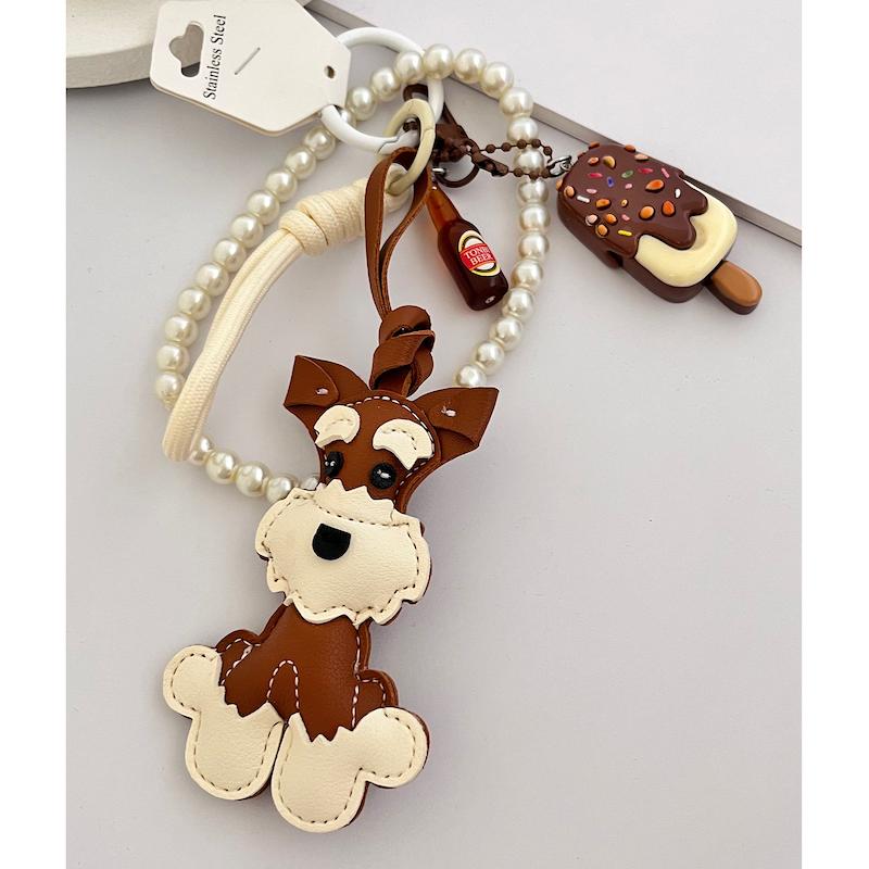 چارم بگ سگ قهوه ای 