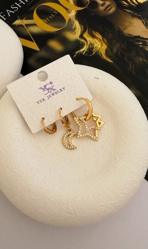 پک گوشواره ۳تایی