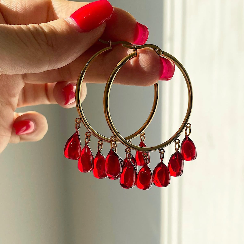 گوشواره دونه انار 