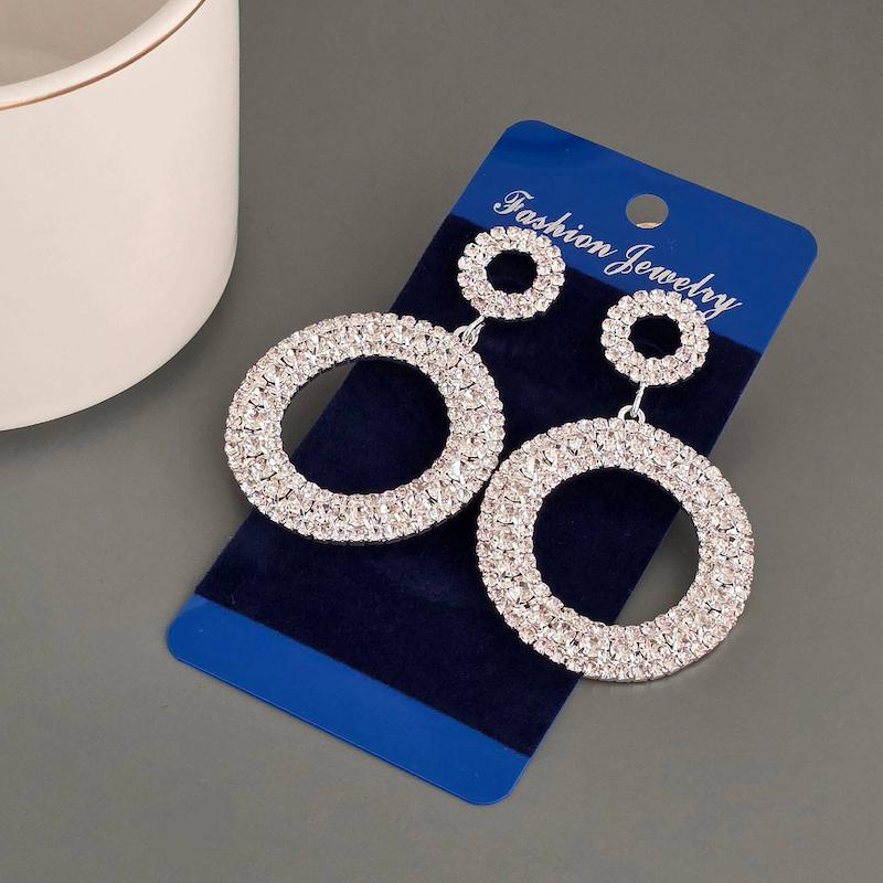 گوشواره مجلسی دایره ای