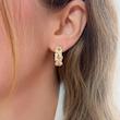 گوشواره حلقه ای پروانه 