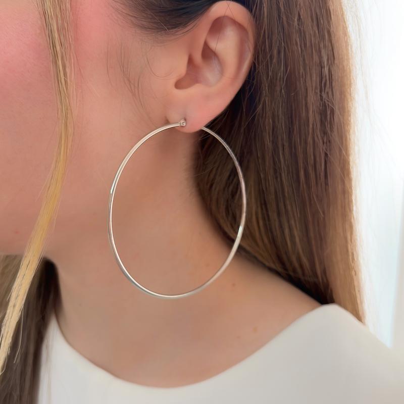 گوشواره حلقه ای بزرگ 