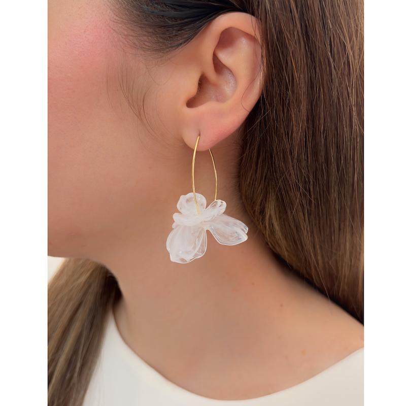گوشواره شیشه ای اویز