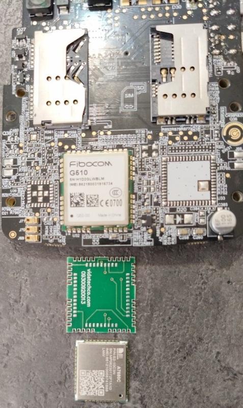 ماژول A7680C مخصوص نیولند و پکس، آکبند 4G برند SIMCOM 