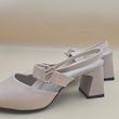 کفش زنانه مدل سگکی پاشنه دار پشت باز Slingback