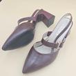 کفش زنانه مدل سگکی پاشنه دار پشت باز Slingback
