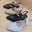 کفش زنانه مدل سگکی پاشنه دار پشت باز Slingback
