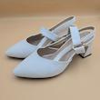 کفش زنانه مدل سگکی پاشنه دار پشت باز Slingback