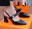 کفش زنانه مدل سگکی پاشنه دار پشت باز Slingback