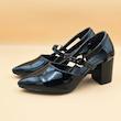 کفش مجلسی زنانه مدل سگکی پاشنه دار