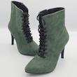 نیم بوت زنانه سبز روشن و تیره بندی