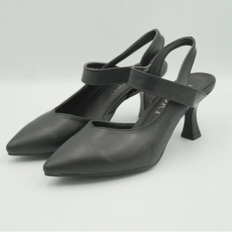 صندل مشکی بند پهن