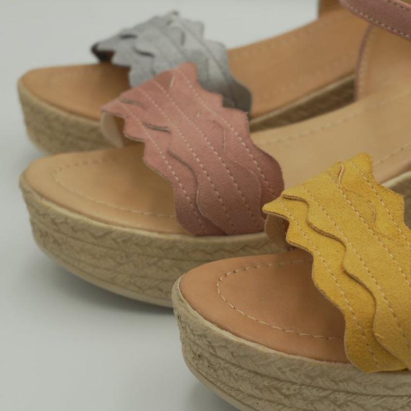 صندل رنگ پاستیلی لژدار