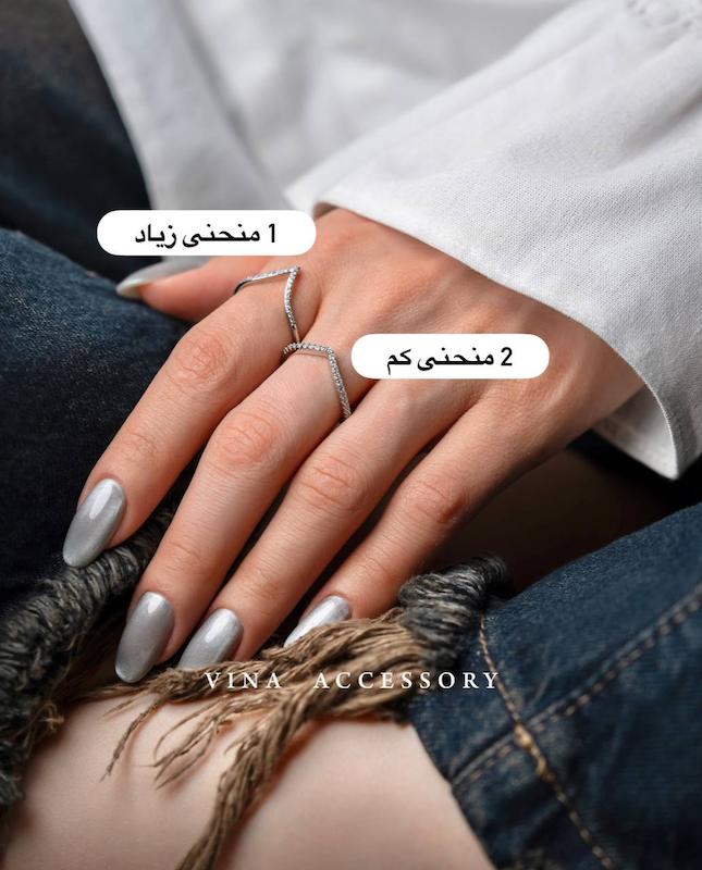 انگشتر جواهری مینیمال