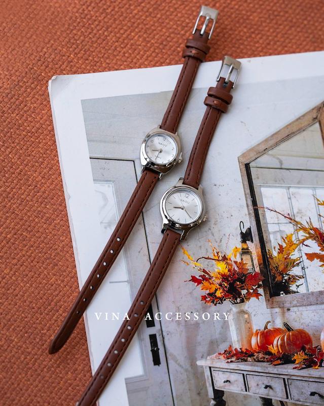 ساعت نایدو قهوه ای دارچین