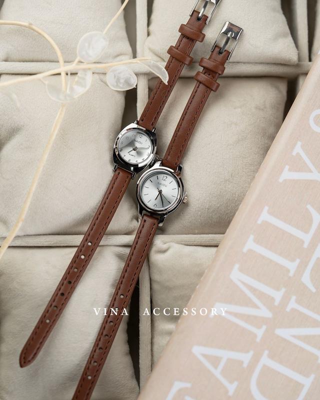 ساعت نایدو قهوه ای دارچین